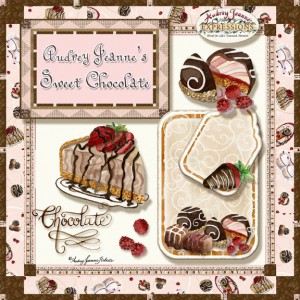 Sweet Chocolate Digital Clip Art Kit