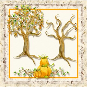 harvest, fall, autumn, halloween, thanksgiving, pumpkins, scarecrow, tree, owl clip art