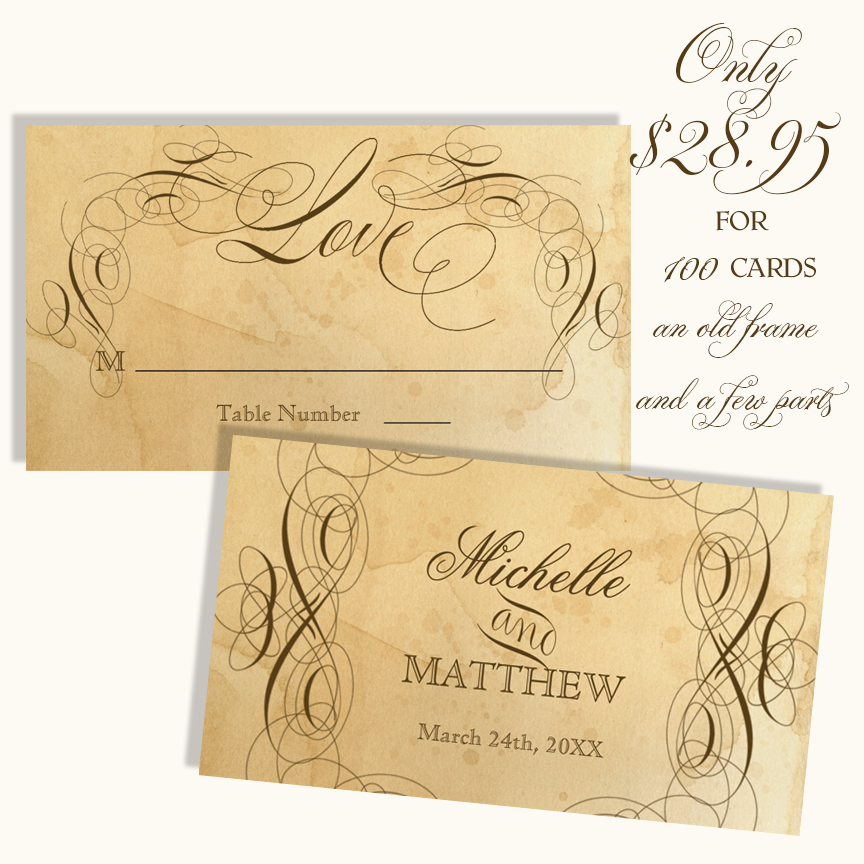 inexpensive place cards
